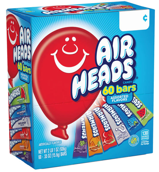 AirHeads Assorted 60 bars